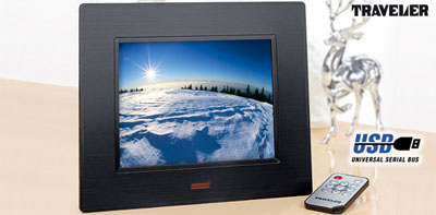 Traveler digitaler Bilderrahmen