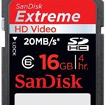 Sandisk SDHC Extreme HD-Video 16GB: Bei Amazon für 29,90€