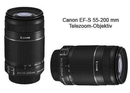 Canon EF-S 55-200 mm 1:4-5,6 IS II Telezoom Objektiv